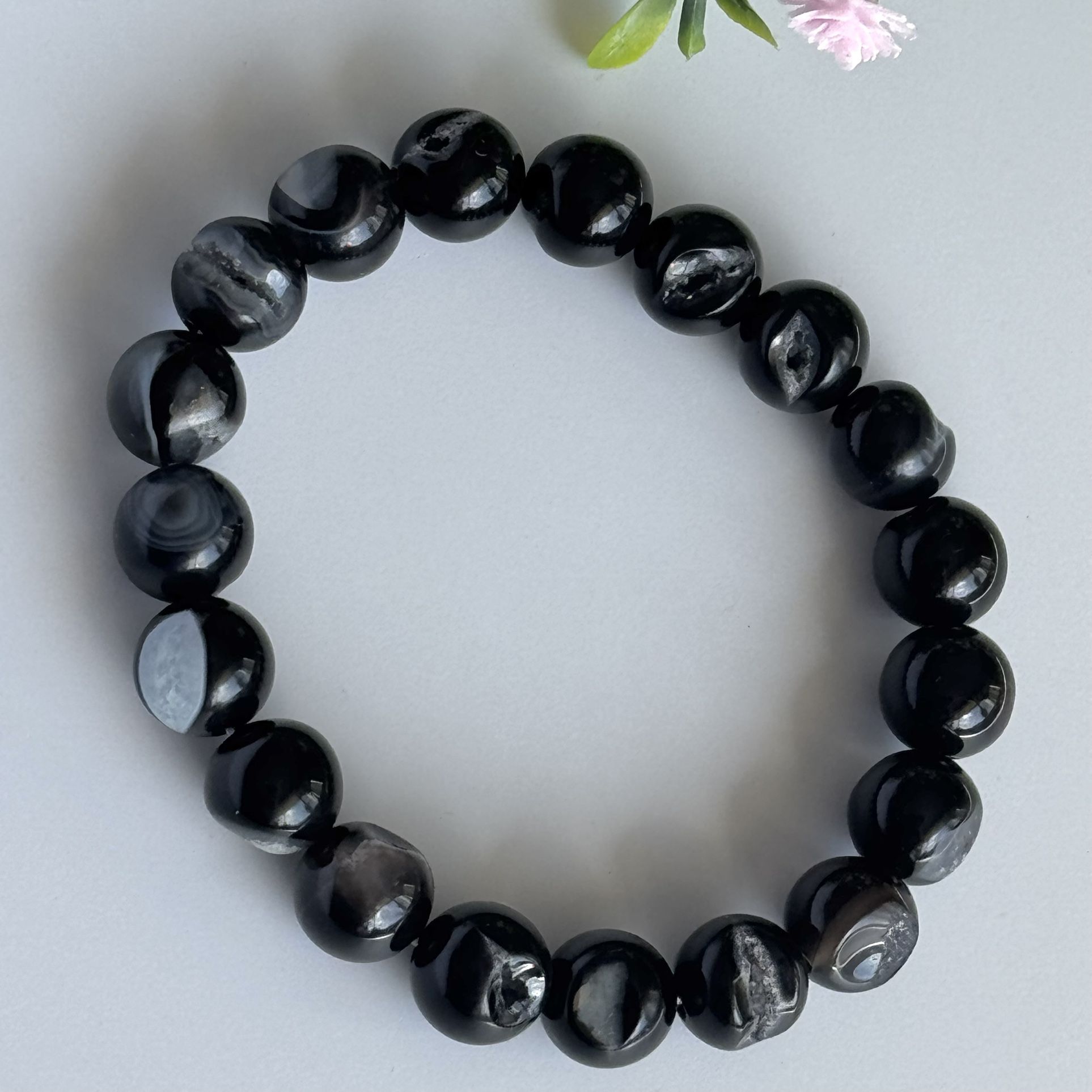 Druzy Black Agate
