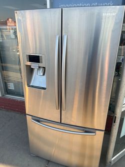 Samsung stainless steel french door refrigerator , free delivery  * thornton location