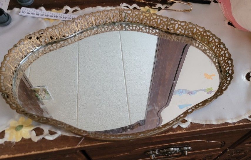 Dresser Vanity Mirror Tray