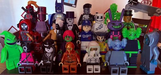 3 D printed 8 inch tall XL LEGOs