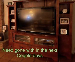 Wood Entertainment Center