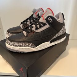 Air Jordan 3 Retro OG Black Cement Size 10