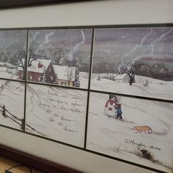 Painting, Winter Scene