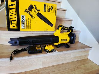 Dewalt 20V MAX 125 MPH 450 CFM Brushless Cordless Battery Powered Blower Kit with (1) 5 Ah Battery & Charger(Firm on price)