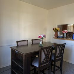 Compact Dining Table w/ Outlet  🔌