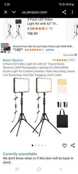 Two LED Lights Multicolor