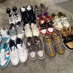 JORDANS , YEEZYS , DUNKS , throw a decent price