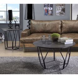 Sytira Coffee Table & 2 End Tables