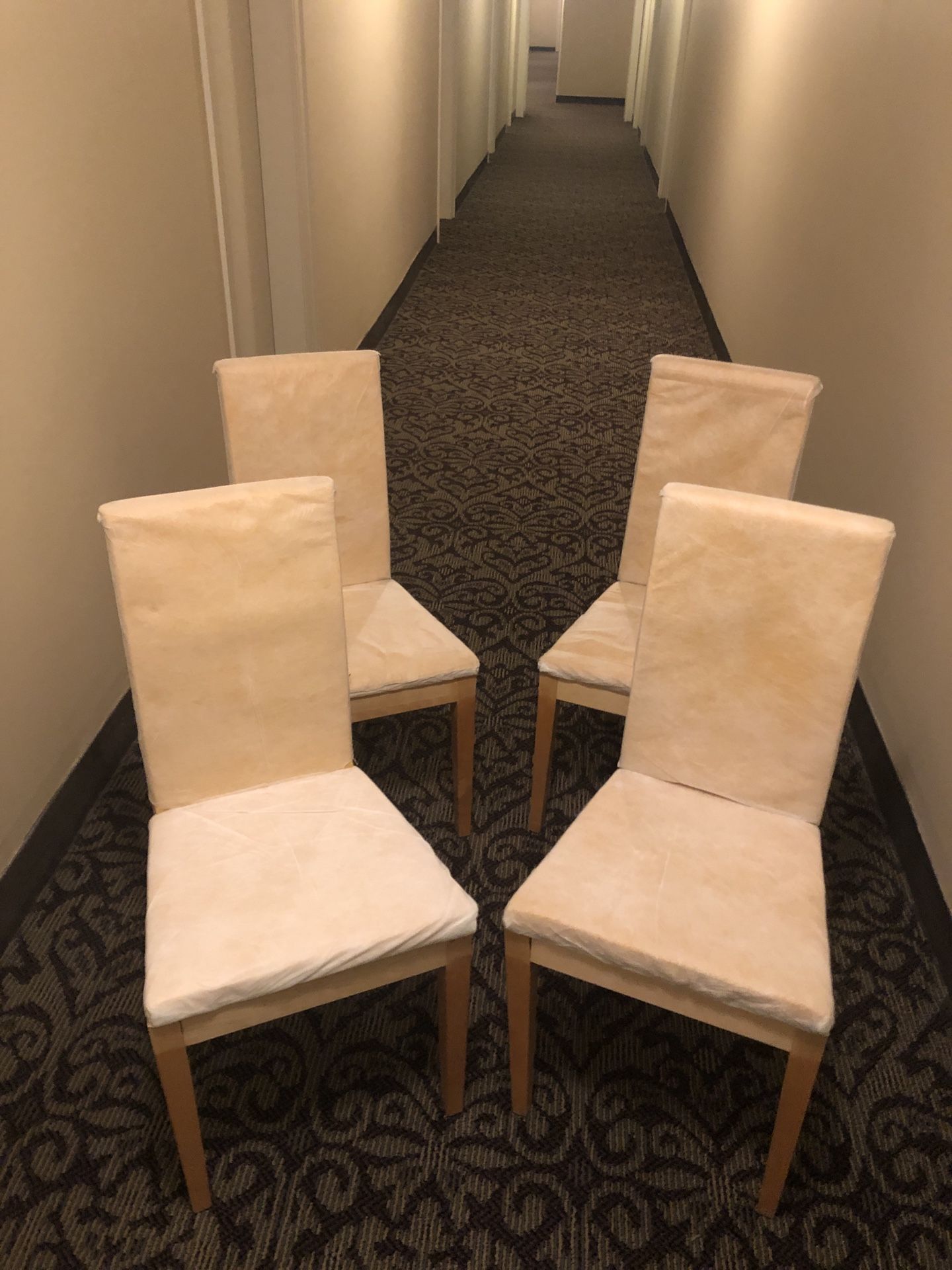 IKEA Harry chair (set of 4, covers faded…need dyeing to bring back to life)
