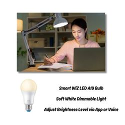 Smart WiZ LED A19 Bulb