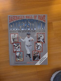 Baseball hall of fame Cooperstown book