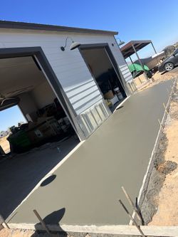 Concrete Pad. 