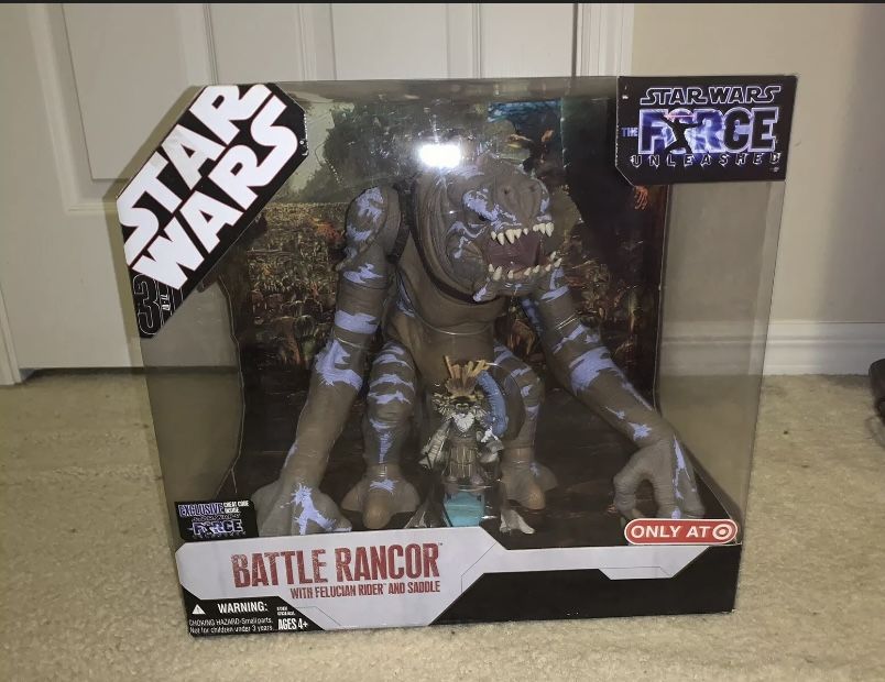 Star Wars Battle Rancor Force Unleashed Hasbro