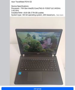 Acer TravelMate P214-53 Laptop