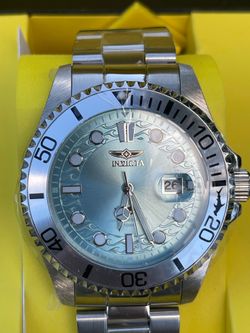 Invicta Pro Diver Currentwave Men's Watch - 43mm. Steel (44715) Light Blue, new