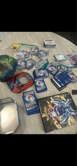 A Bunch Of Pokemon Cards