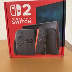 Nintendo Switch 2 Console Brand New Factory Sealed with Receipt 