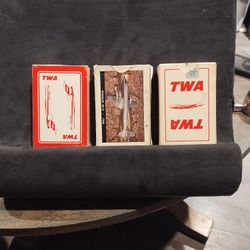 T W A Playing Cards