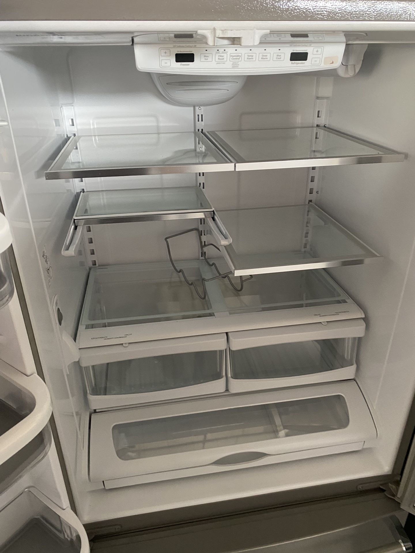 KitchenAid Stainless Steel 22 Cu. Ft. 33” Width Standard Depth French Door Refrigerator With Interior Dispense