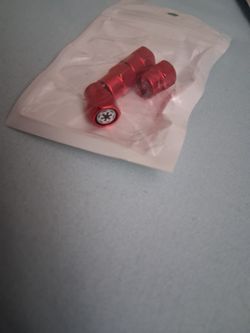 Star Wars Red Tire Valve Caps