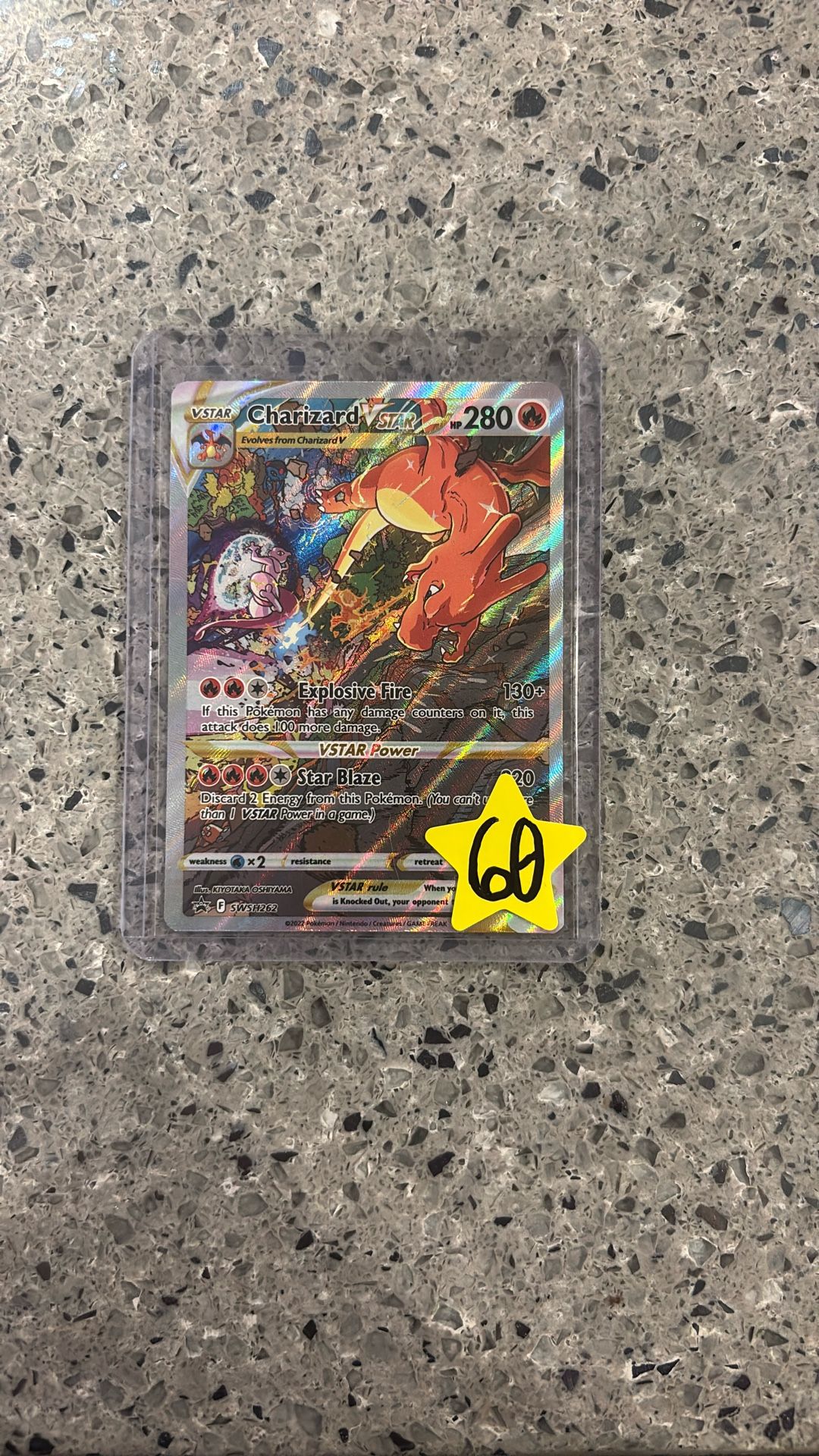 Charizard Vstar SWSH62