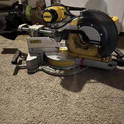 12” Dewalt double Compound Slide Saw