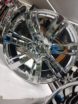 20 22 24 26 replica rims & tires. $10 take home layaway. Ulohos 2940 N Keystone Mon-Sat 10-6pm