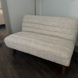 Modern upholstered loveseat / bench – 48 inches long
