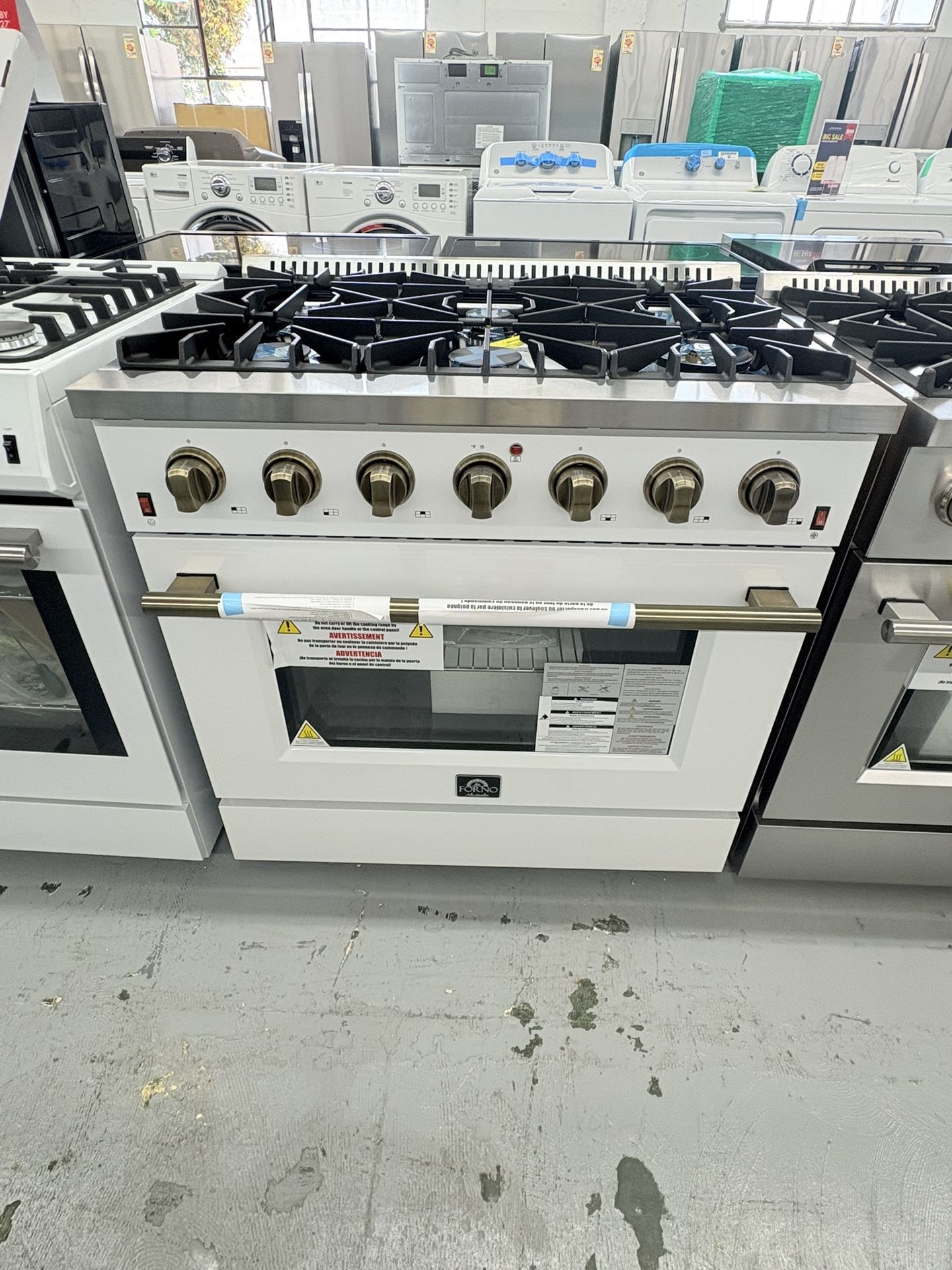 FORNO 36” Range / 2 Years Warranty 