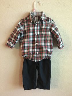 Infant Boys Onesie and slacks
