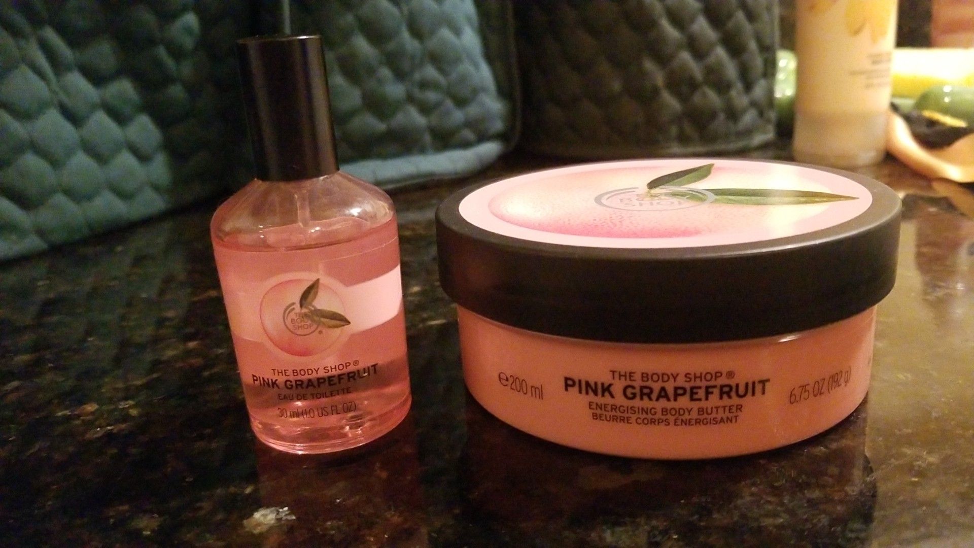 The Body Shop pink grapefruit fragrances