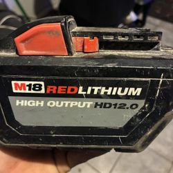 12.0 M-18 Milwaukee Battery 