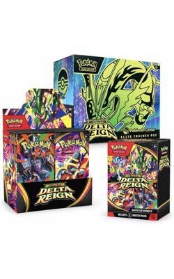 Delta Reign Pokemon Center ETB, Booster Box + Booster Bundle - PRESALE 11/6