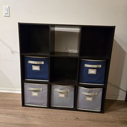 Cubby shelf with cubby