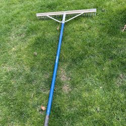 36 Inch Aluminum Landscape Rake, Crowbar And Ax