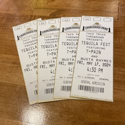 4 Tequila Fest Tickets 