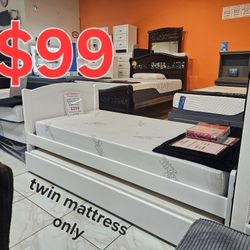 BRAND NEW ONLY ONE LEFT EASY FINANCING AVAILABLE MATTRESS TWIN ONLY NO CREDIT CHECK CREDITO FACIL