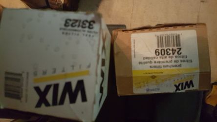 Wix oil filter mount and filter