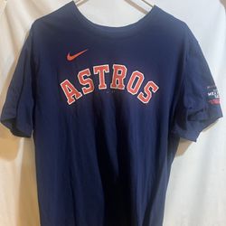 MLB NIKE Houston Astros Jose Altuve #27 T- Shirt Size XL Used Good Condition $25 Meet Up In Irving @dfwgoods 