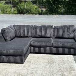 Biddeford 2-Piece Sectional with Chaise by Ashley Furniture - in Shadow 