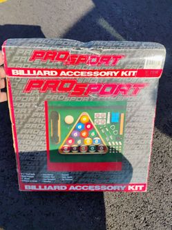 Pro Sport Billiard Accessory Kit - NEW