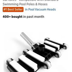 Pool Vacuum Head, Less Than 10 Cents A Day!