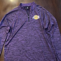 NBA LA Laker's Long Sleeve Half-Zip (X-Large)