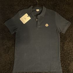 Moncler Polo (Navy Blue)