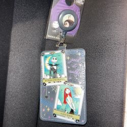 Disney Nightmare before Christmas  Retractable Badge Clip Holder