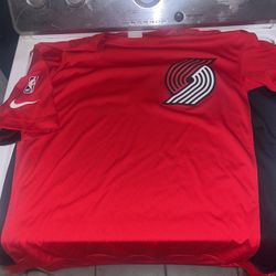 Nike Portland Trailblazers Jersey Shirt Large 