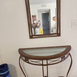 Table And Mirror
