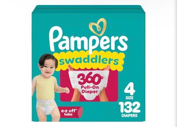 Pampers size 4, 132 count