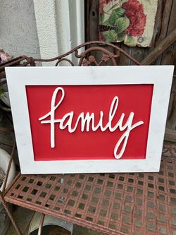 Family Sign!