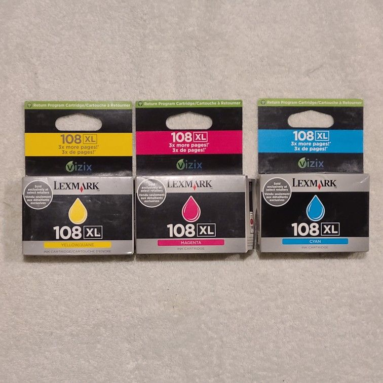 Lexmark Ink. 108XL. Never Used.